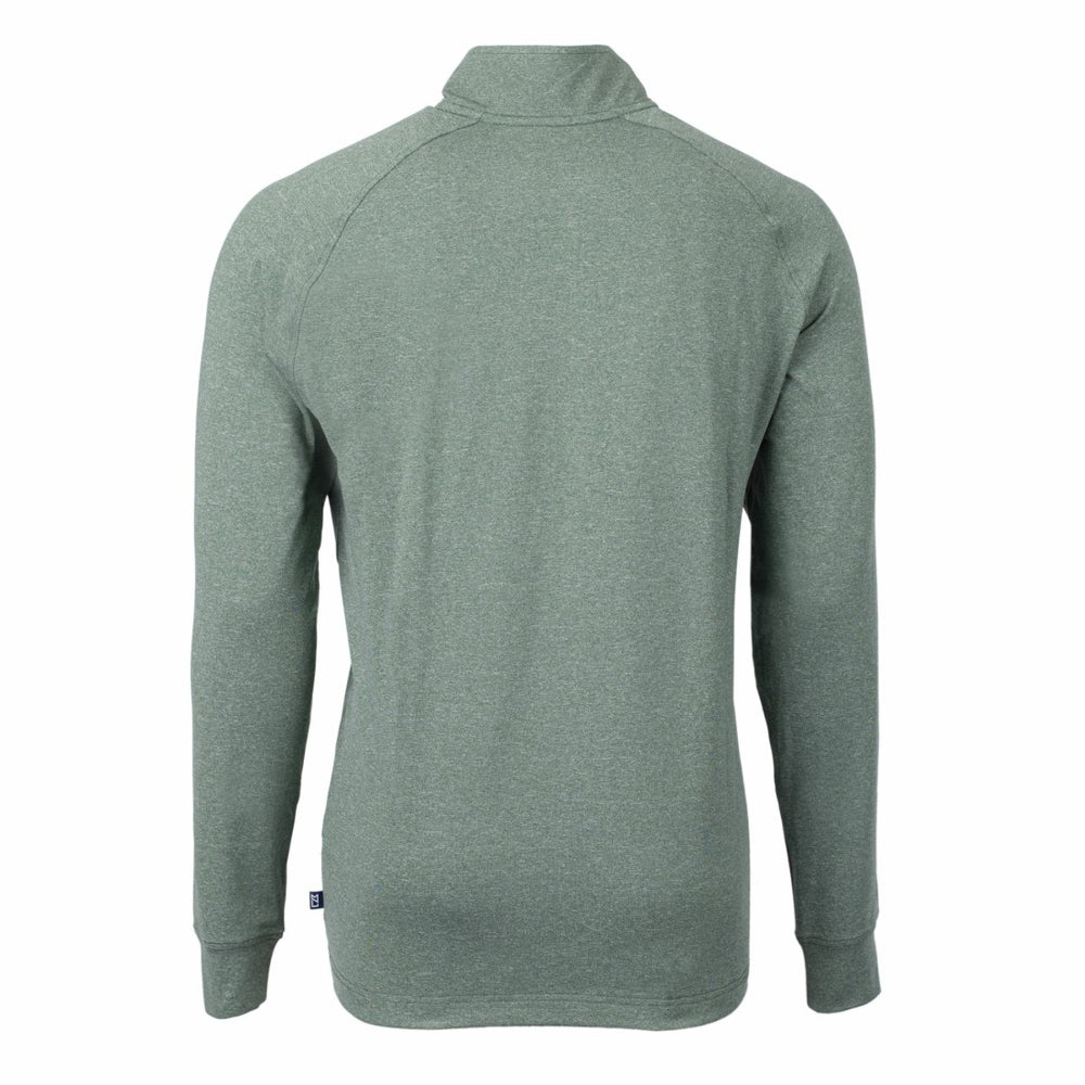 NFL Green Bay Packers Cutter & Buck Adapt Eco Knit Quarter-Zip Pullover Top