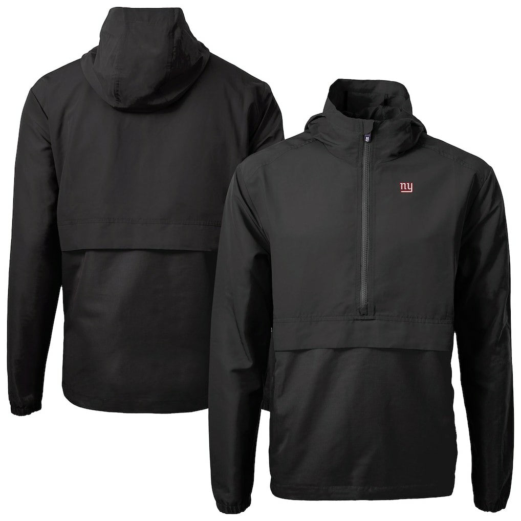 NFL New York Giants Cutter & Buck Charter Eco Recycled Anorak Half-Zip Jacket