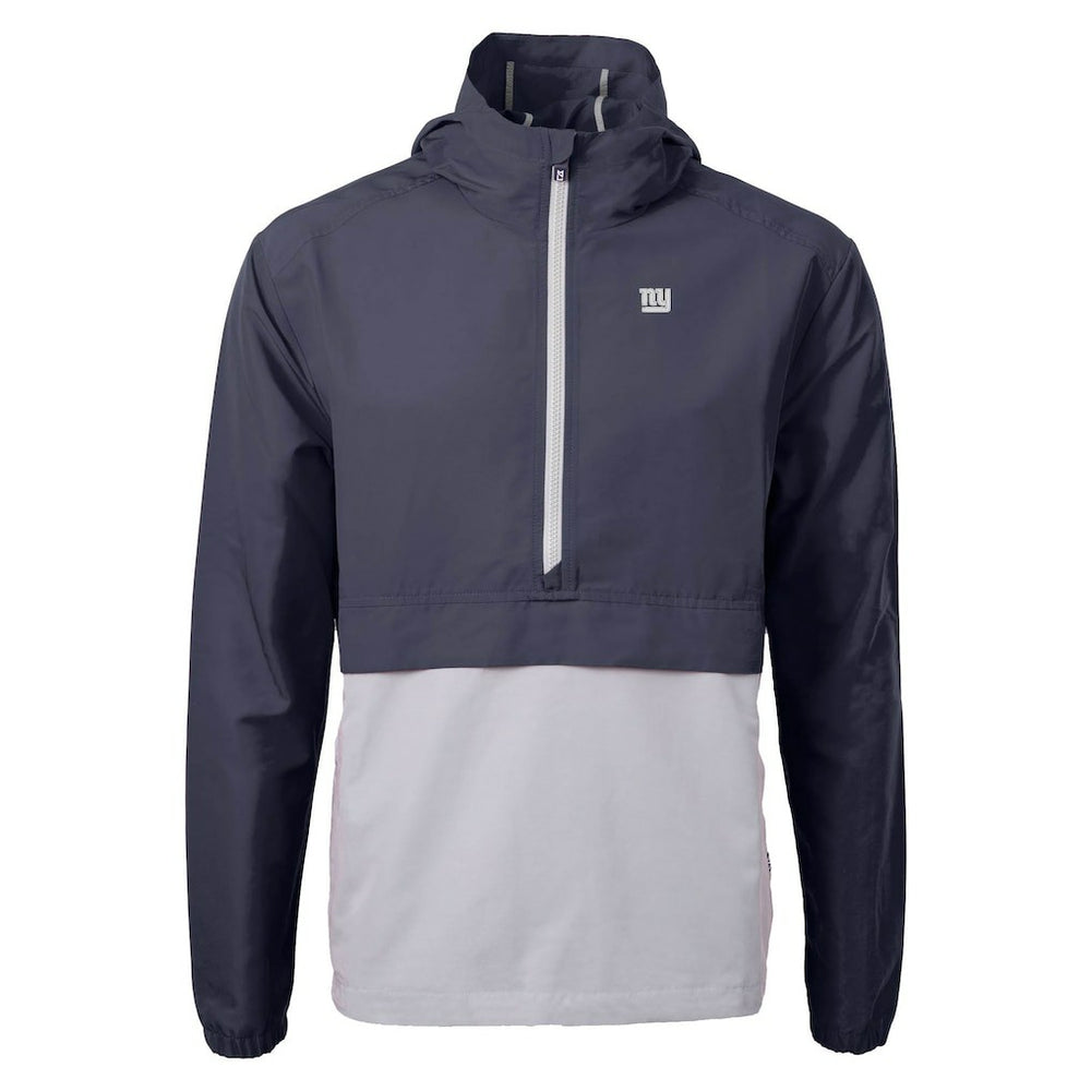 NFL New York Giants Cutter & Buck Charter Eco Recycled Anorak Half-Zip Jacket