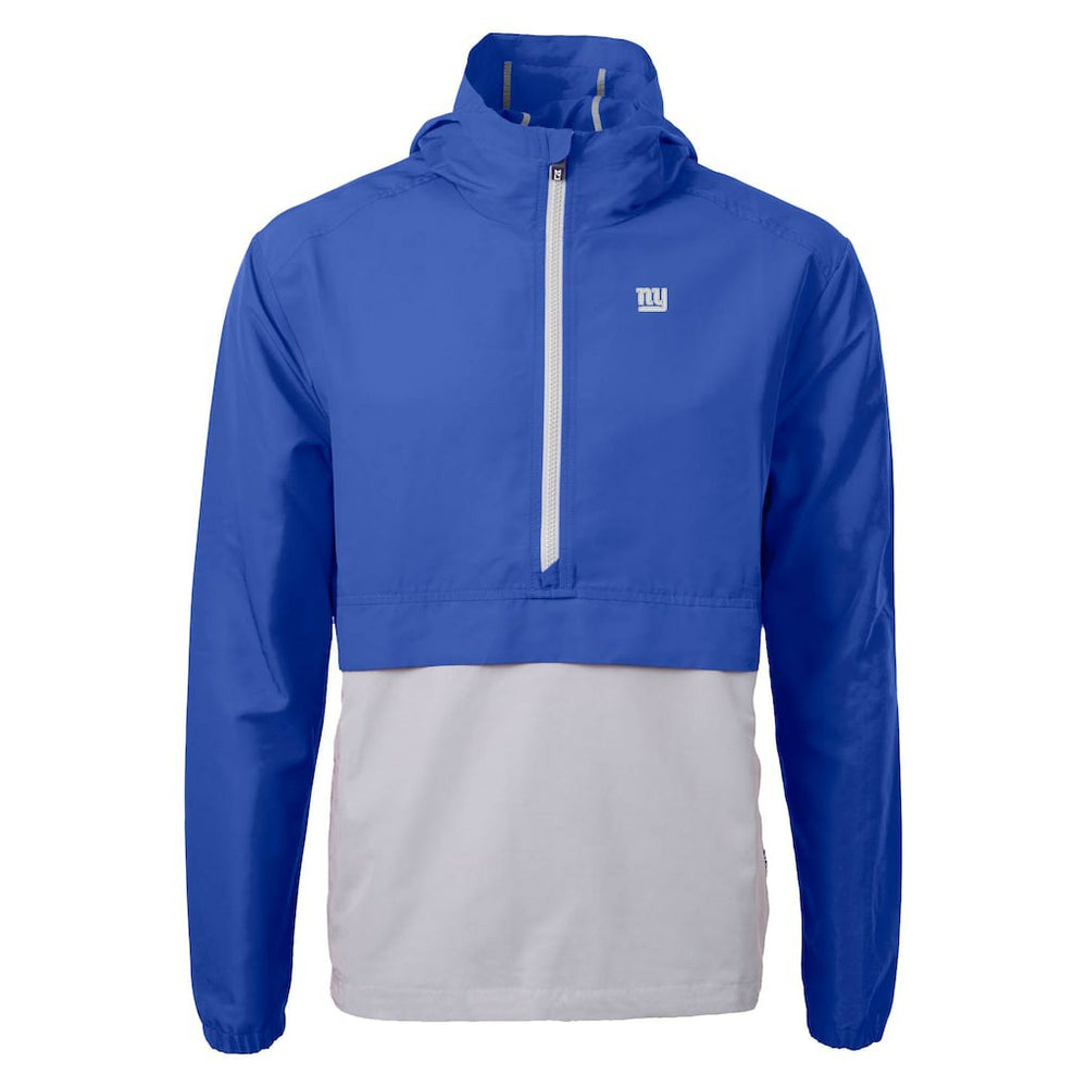 NFL New York Giants Cutter & Buck Charter Eco Recycled Anorak Half-Zip Jacket