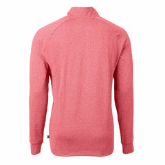 NFL Houston Texans Cutter & Buck Adapt Eco Knit Quarter-Zip Pullover Top