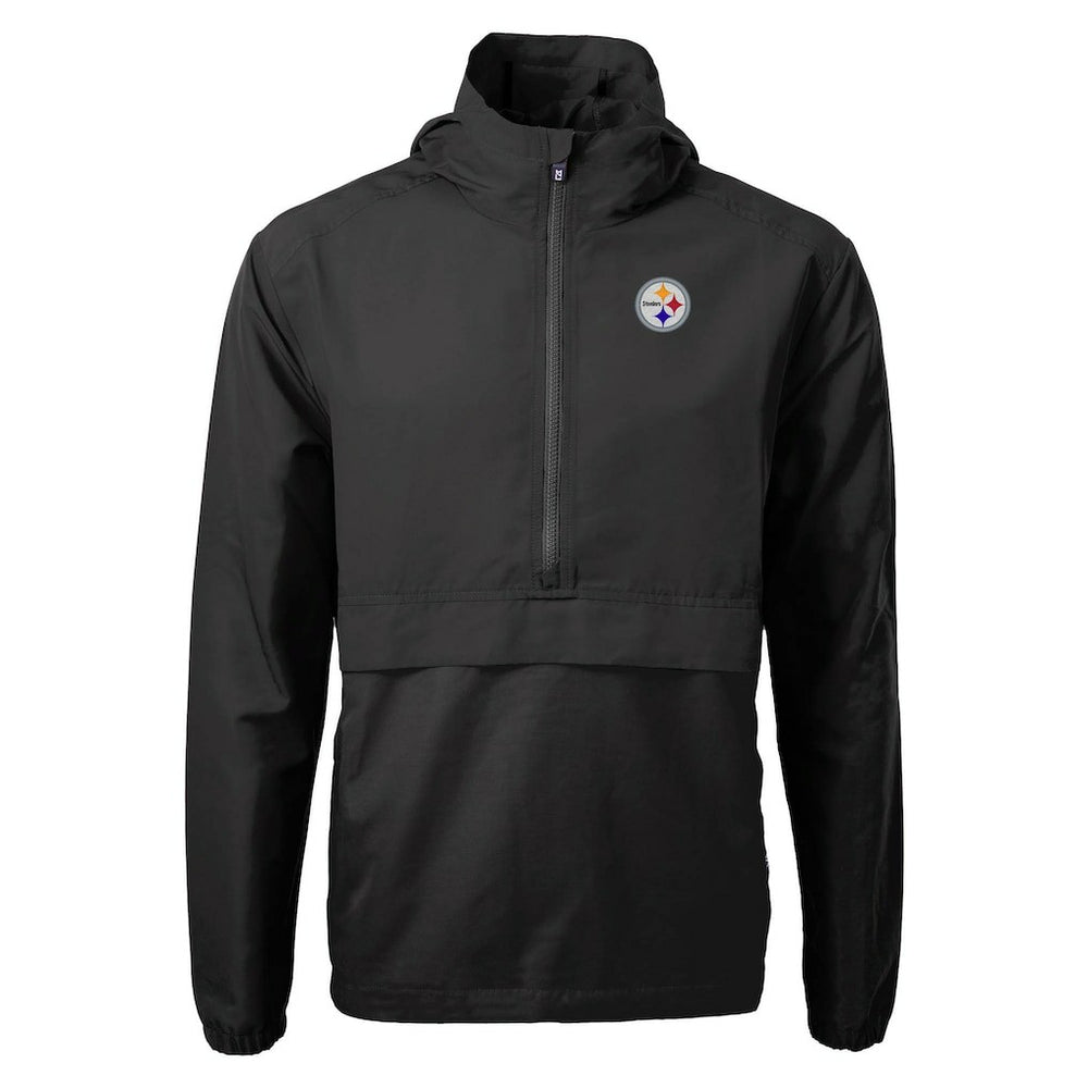 NFL Pittsburgh Steelers Cutter & Buck Charter Eco Recycled Anorak Half-Zip Jacket