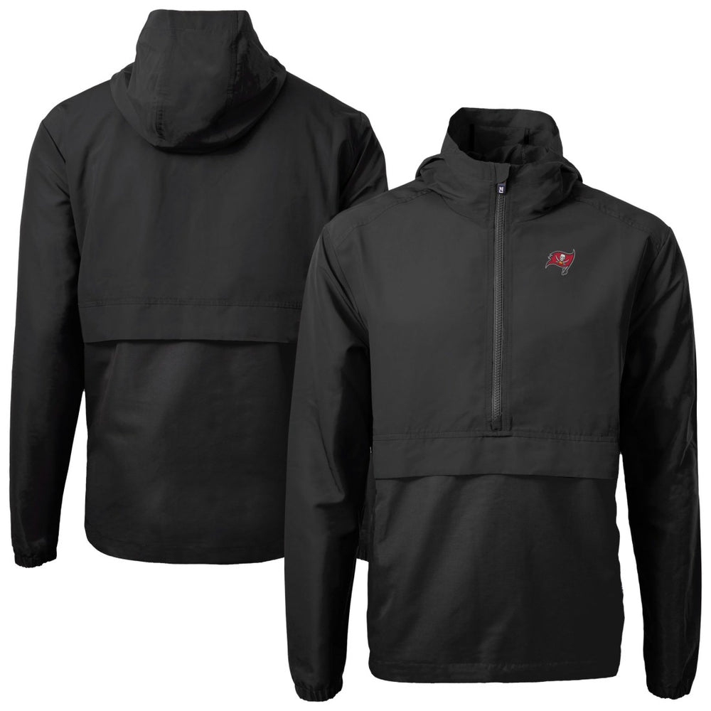 NFL Tampa Bay Buccaneers Cutter & Buck Charter Eco Recycled Anorak Half-Zip Jacket