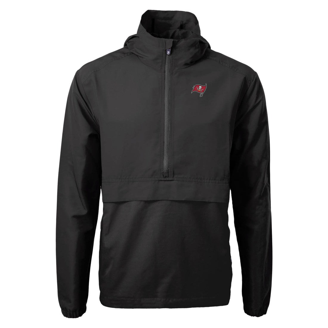 NFL Tampa Bay Buccaneers Cutter & Buck Charter Eco Recycled Anorak Half-Zip Jacket