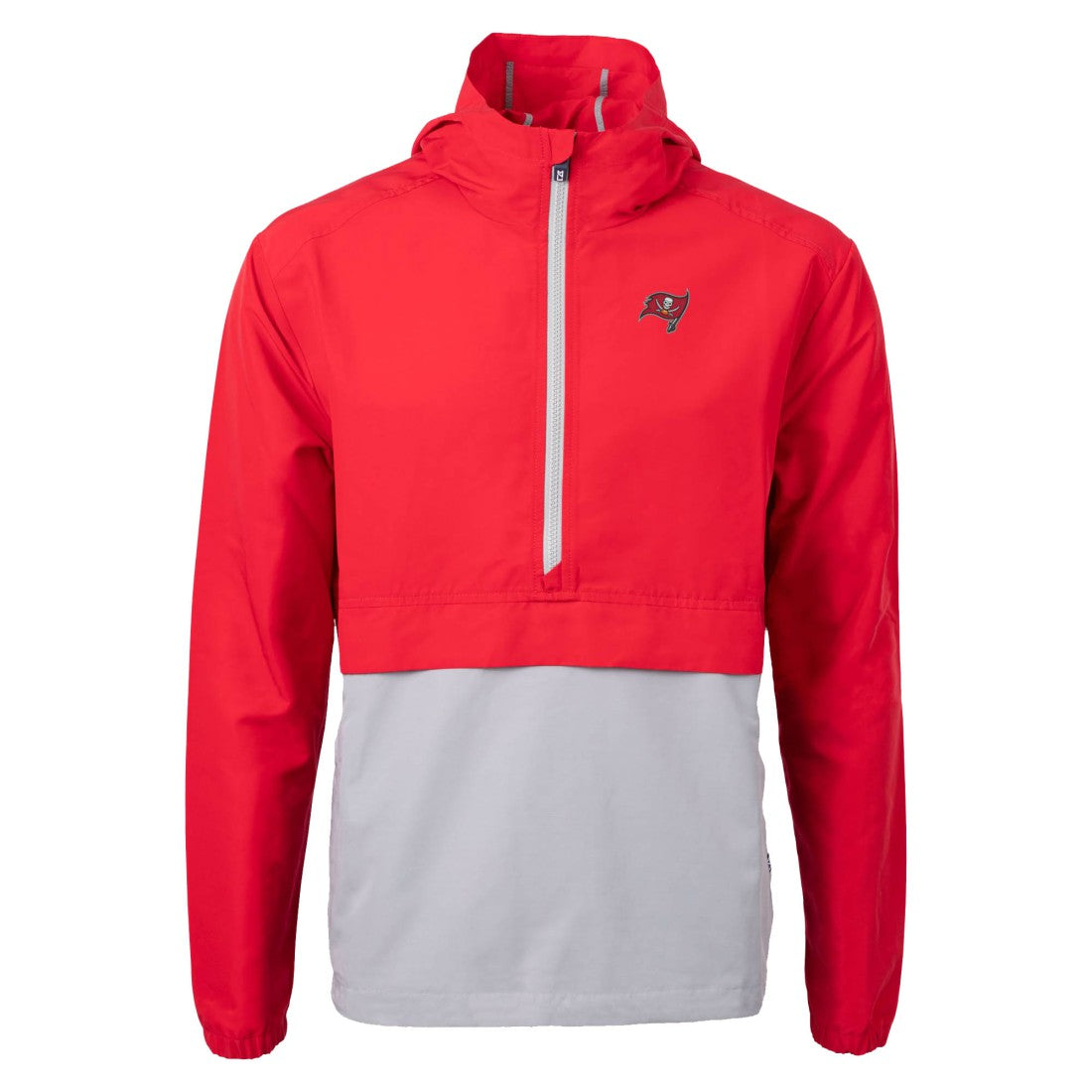 NFL Tampa Bay Buccaneers Cutter & Buck Charter Eco Recycled Anorak Half-Zip Jacket