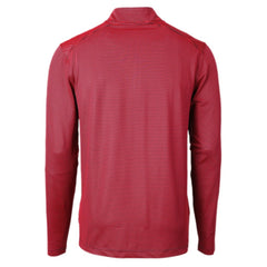 NFL Pittsburgh Steelers Cutter & Buck Virtue Eco Pique Micro Stripe Recycled Quarter-Zip Pullover Top