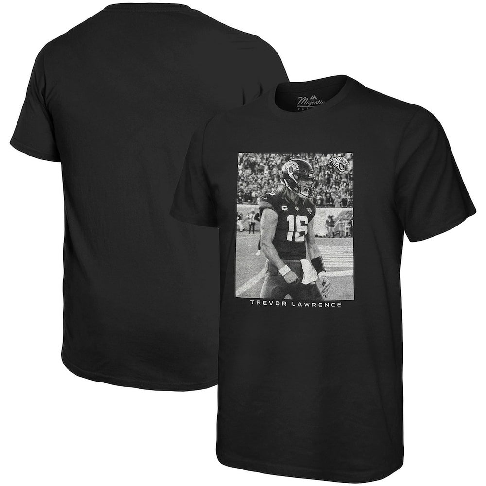NFL Jacksonville Jaguars Trevor Lawrence  Majestic Threads Oversized Player Image T-Shirt