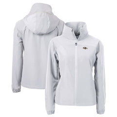 NFL Baltimore Ravens Cutter & Buck Women's Charter Eco Recycled Full-Zip Jacket