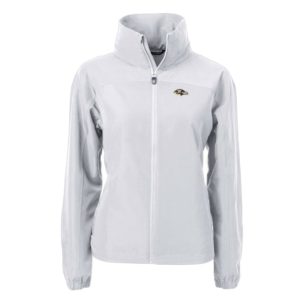 NFL Baltimore Ravens Cutter & Buck Women's Charter Eco Recycled Full-Zip Jacket