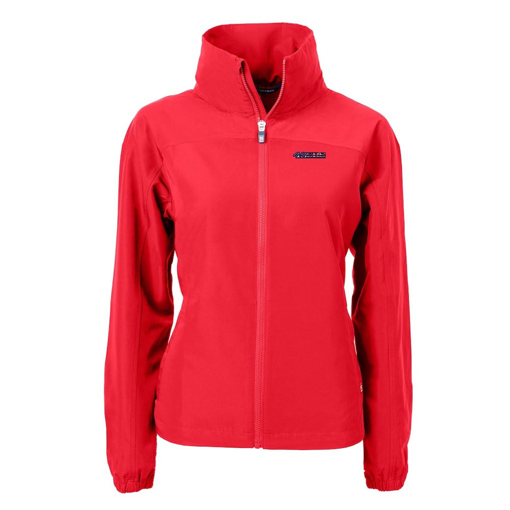 NFL San Francisco 49ers Cutter & Buck Women's Charter Eco Recycled Full-Zip Jacket