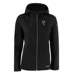 NFL Atlanta Falcons Cutter & Buck Women's Evoke Eco Softshell Recycled Full-Zip Hooded Jacket