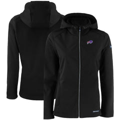 NFL Buffalo Bills Cutter & Buck Women's Evoke Eco Softshell Recycled Full-Zip Hooded Jacket