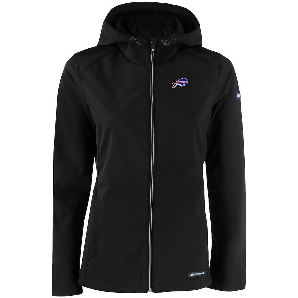 NFL Buffalo Bills Cutter & Buck Women's Evoke Eco Softshell Recycled Full-Zip Hooded Jacket