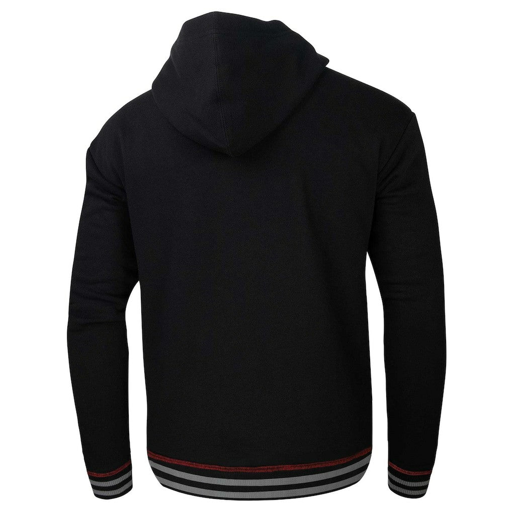 Chicago Bulls Stadium Essentials Baseline Pullover Hoodie - Black shop