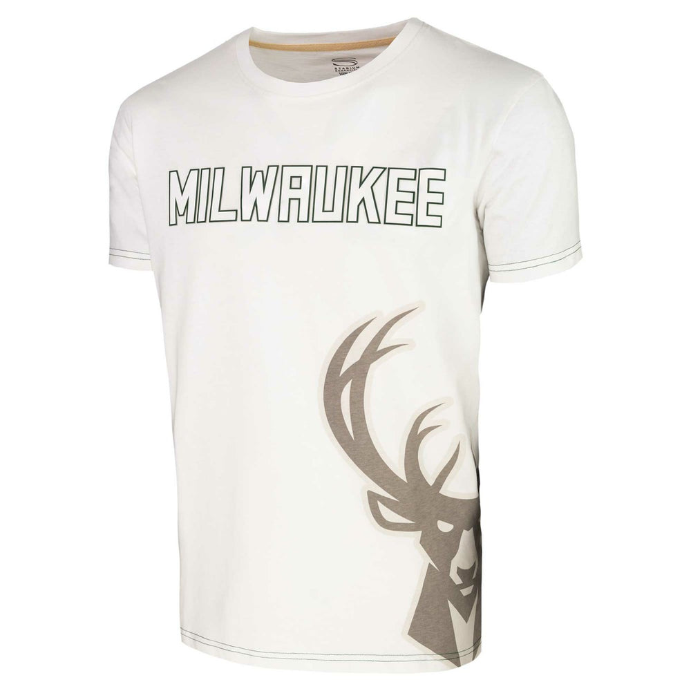 Milwaukee Bucks Stadium Essentials Unisex Scoreboard T-Shirt - White online