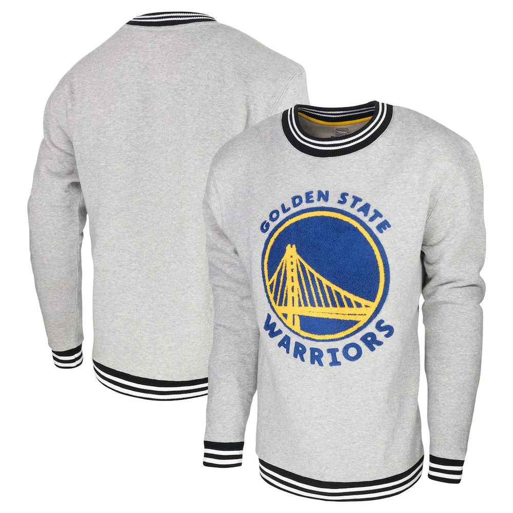 Golden State Warriors Stadium Essentials Club Level Pullover Sweatshirt sale - Heather Gray outlet
