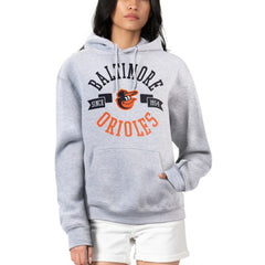 Baltimore Orioles G-III 4Her by Carl Banks Women's City Graphic Pullover Hoodie - Heather Gray