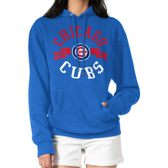 Chicago Cubs G-III 4Her by Carl Banks Women's City Graphic Pullover Hoodie - Royal