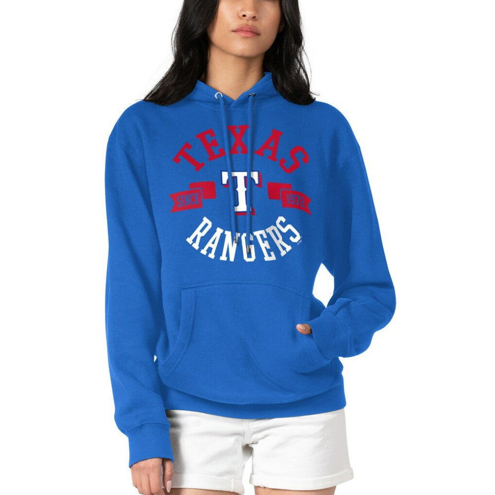 Texas Rangers G-III 4Her by Carl Banks Women's City Graphic Pullover Hoodie - Royal