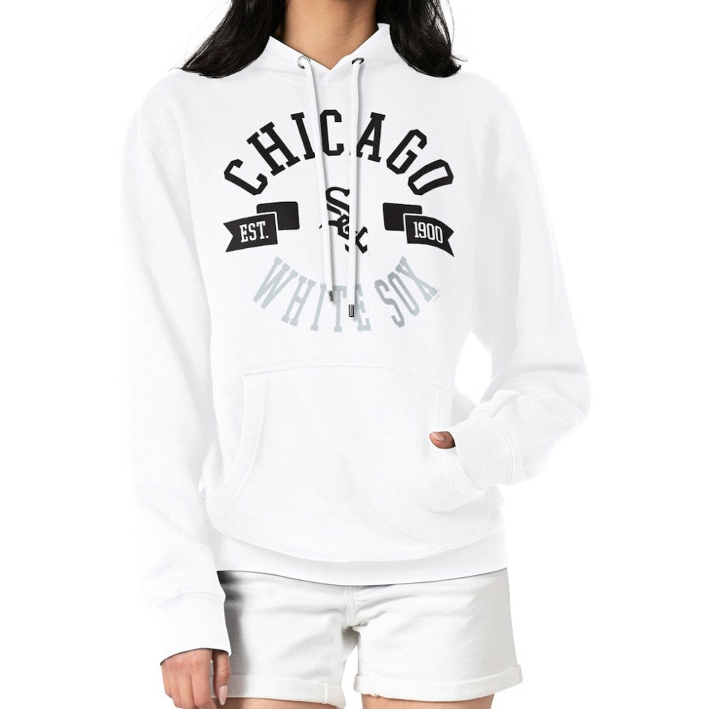 Chicago White Sox G-III 4Her by Carl Banks Women's City Graphic Pullover Hoodie - White