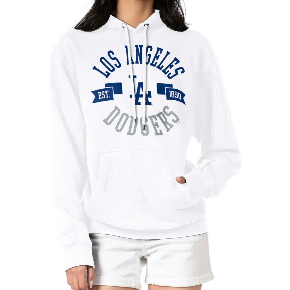 Los Angeles Dodgers G-III 4Her by Carl Banks Women's City Graphic Pullover Hoodie - White