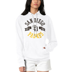 San Diego Padres G-III 4Her by Carl Banks Women's City Graphic Pullover Hoodie - White
