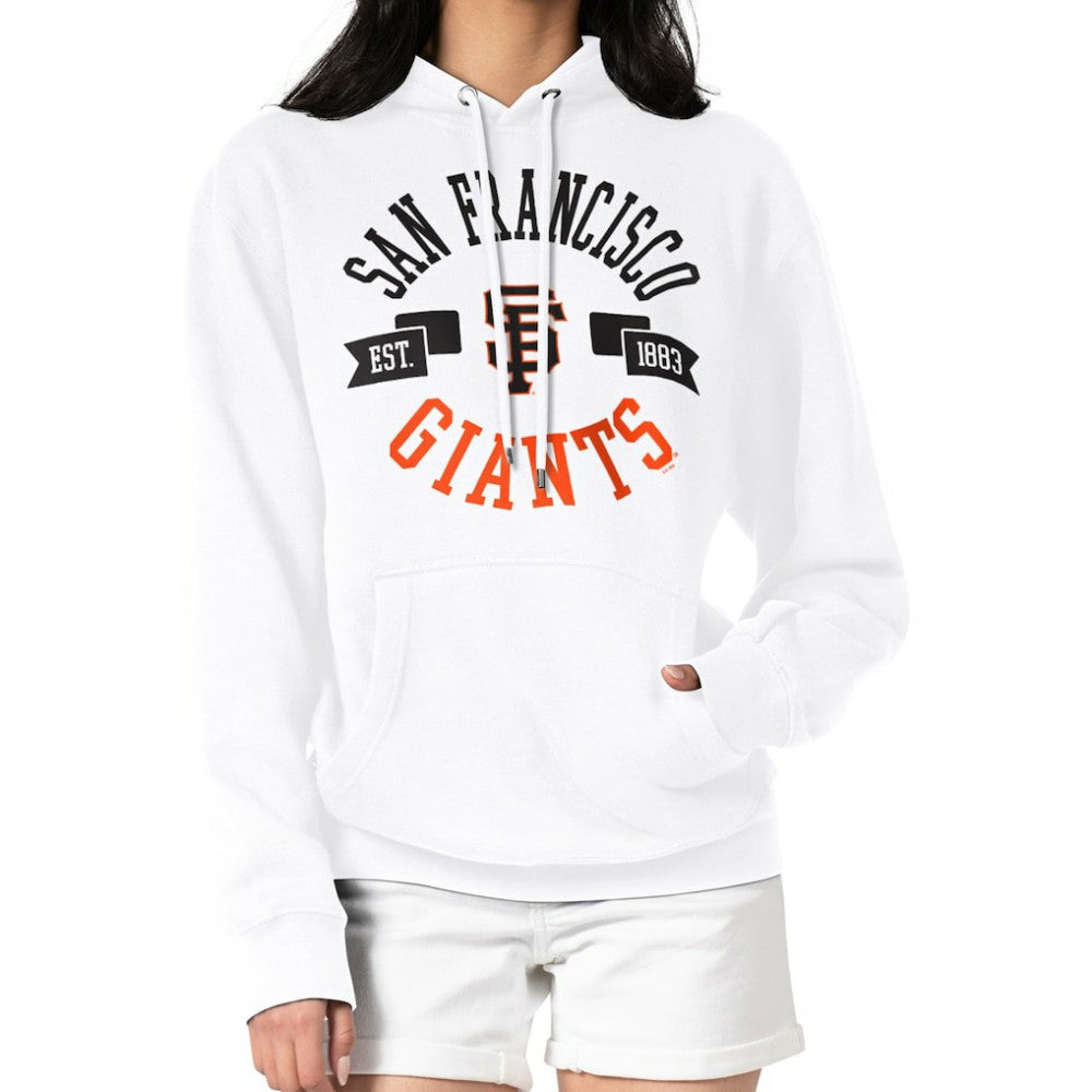 San Francisco Giants G-III 4Her by Carl Banks Women's City Graphic Pullover Hoodie - White