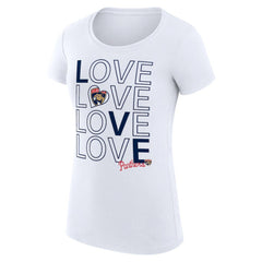 Florida Panthers G-III 4Her by Carl Banks Women's Super-Slim Fit Lightweight Hockey Love T-Shirt