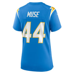 NFL Los Angeles Chargers Tanner Muse  Women's Team Game Jersey
