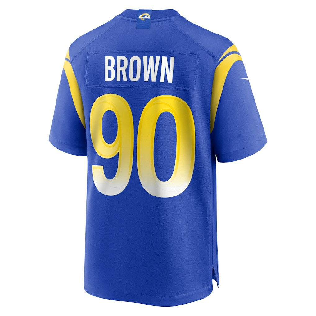 NFL Los Angeles Rams Earnest Brown IV  Team Game Jersey