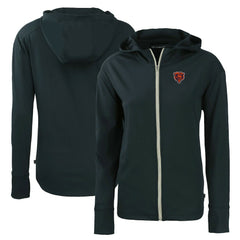 NFL Chicago Bears Cutter & Buck Women's Throwback Daybreak Eco Recycled Half-Zip Hoodie