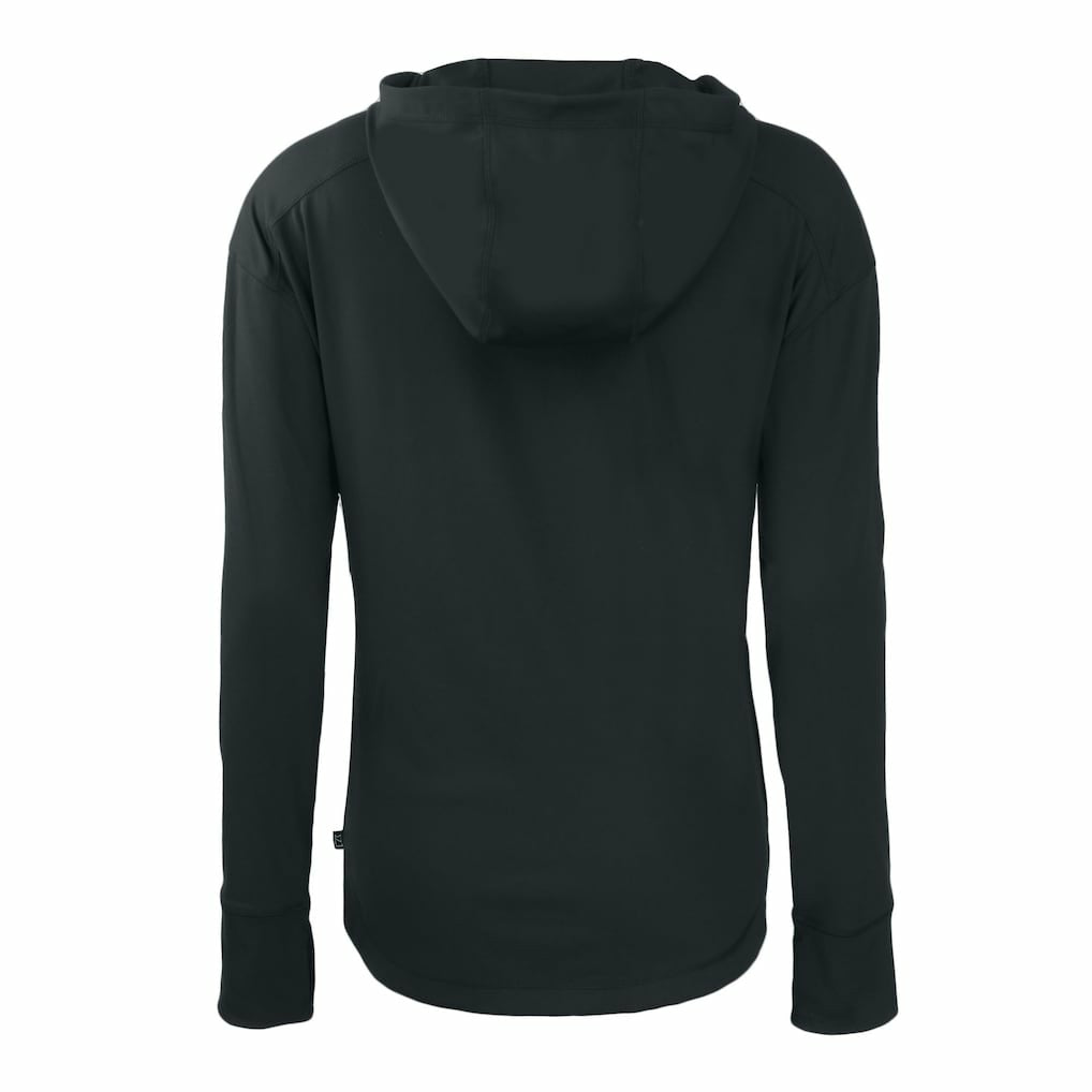 NFL New York Jets Cutter & Buck Women's Throwback Daybreak Eco Recycled Half-Zip Hoodie