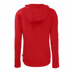 NFL San Francisco 49ers Cutter & Buck Women's Throwback Daybreak Eco Recycled Half-Zip Hoodie