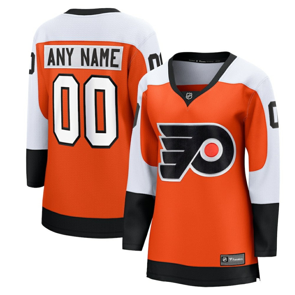 Philadelphia Flyers Fanatics Women's Home Premier Breakaway Custom Jersey