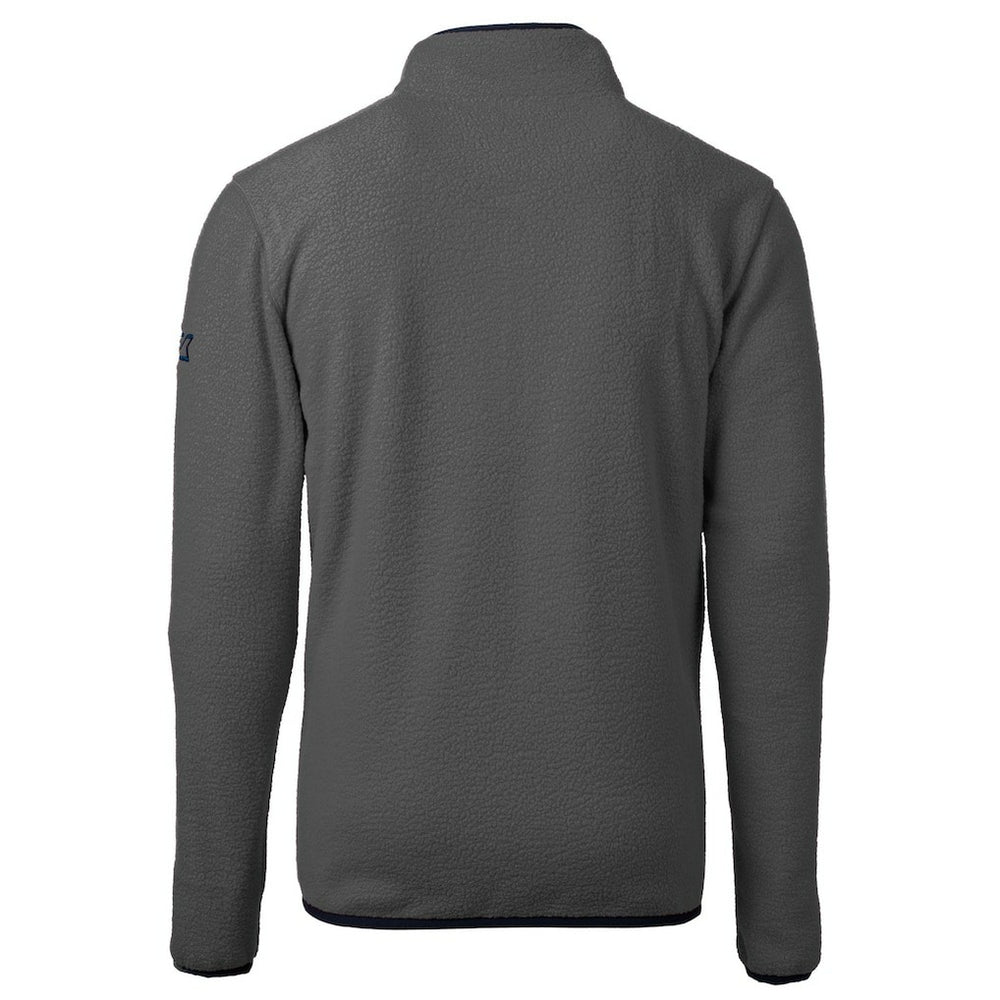 NFL New Orleans Saints Cutter & Buck Throwback Cascade Eco Sherpa Fleece Quarter-Zip Pullover Jacket