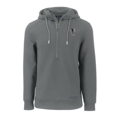 NFL Atlanta Falcons Cutter & Buck Throwback Roam Eco Half-Zip Recycled Pullover Hoodie