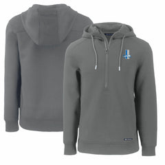 NFL Detroit Lions Cutter & Buck Throwback Roam Eco Half-Zip Recycled Pullover Hoodie