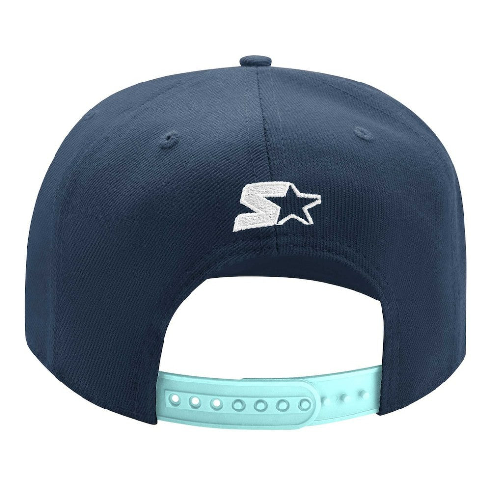 Seattle Kraken Starter Arch Logo Two-Tone Snapback Hat