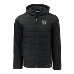 NFL Las Vegas Raiders Cutter & Buck Throwback Big & Tall Evoke Hybrid Eco Softshell Recycled Full-Zip Jacket