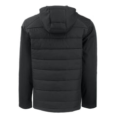 NFL Philadelphia Eagles Cutter & Buck Throwback Big & Tall Evoke Hybrid Eco Softshell Recycled Full-Zip Hoodie