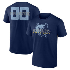Memphis Grizzlies Stellar Personalized Name & Number T-Shirt - Navy sale