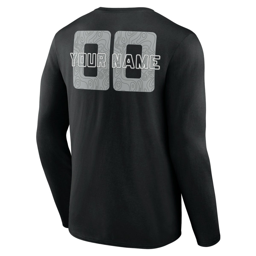 San Antonio Spurs Stellar Personalized Name & Number Long Sleeve T-Shirt - Black cheap