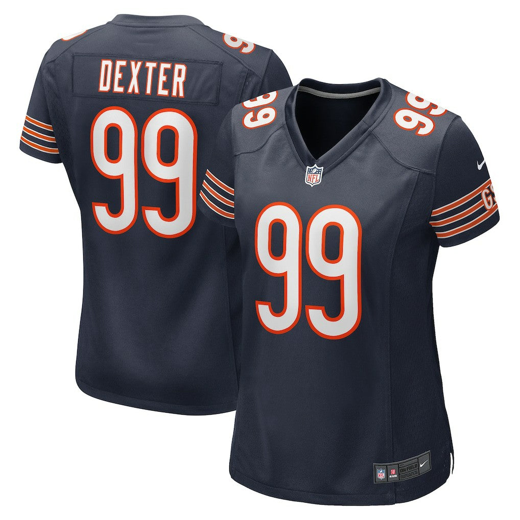 NFL Chicago Bears Gervon Dexter Sr  Women's Team Game Jersey
