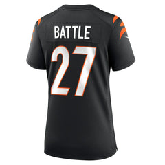 NFL Cincinnati Bengals Jordan Battle  Women's Team Game Jersey