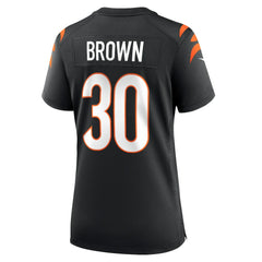 NFL Cincinnati Bengals Chase Brown  Women's Team Game Jersey