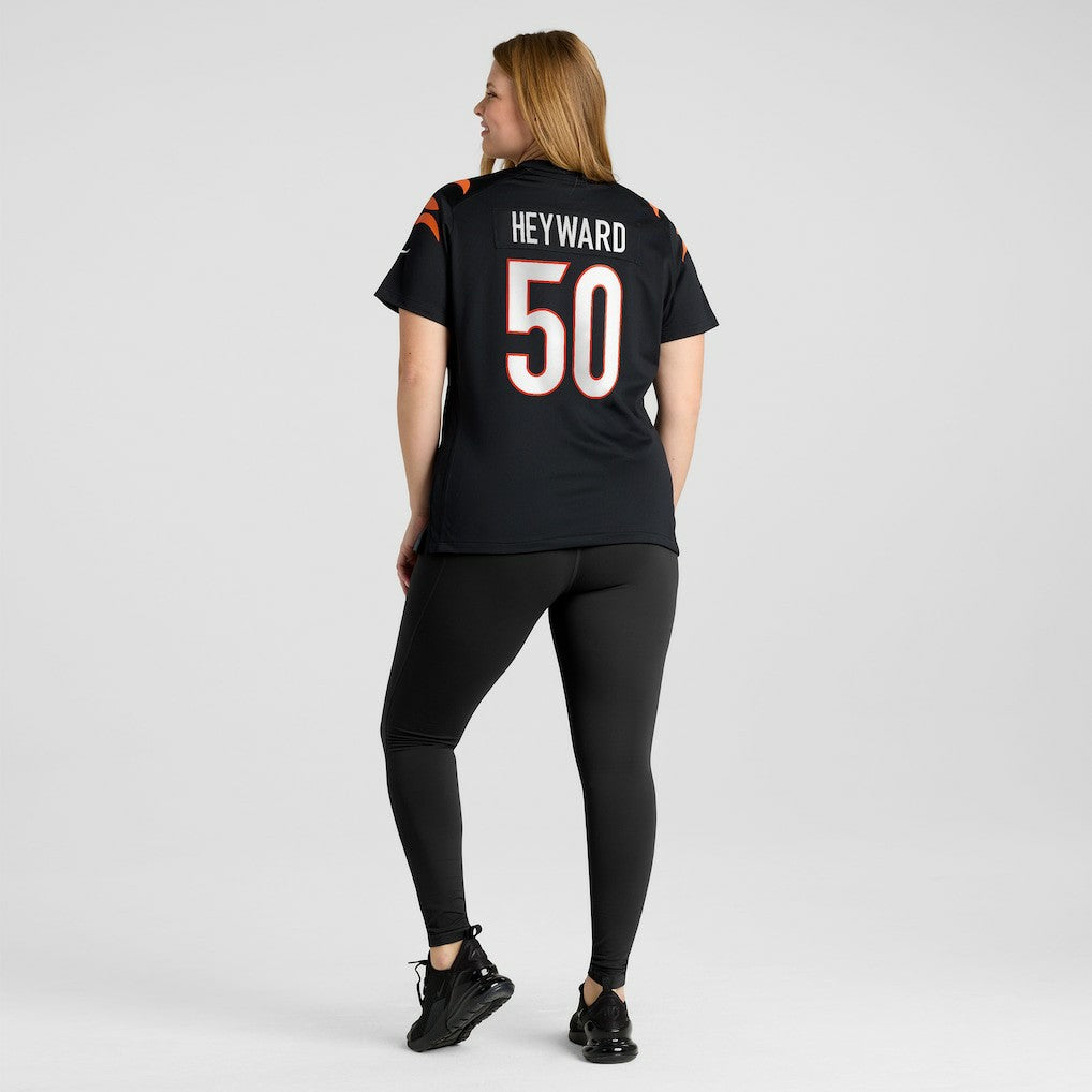 NFL Cincinnati Bengals Shaka Heyward  Women's Team Game Jersey