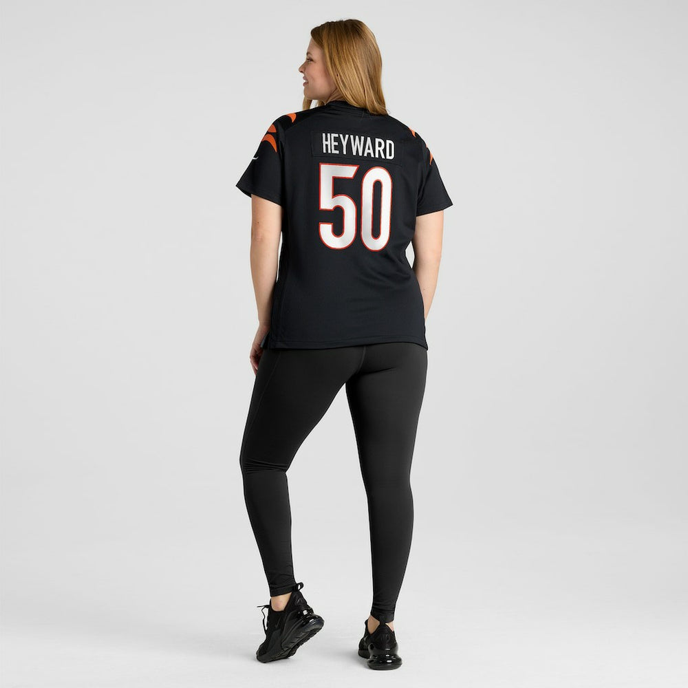 NFL Cincinnati Bengals Shaka Heyward  Women's Team Game Jersey