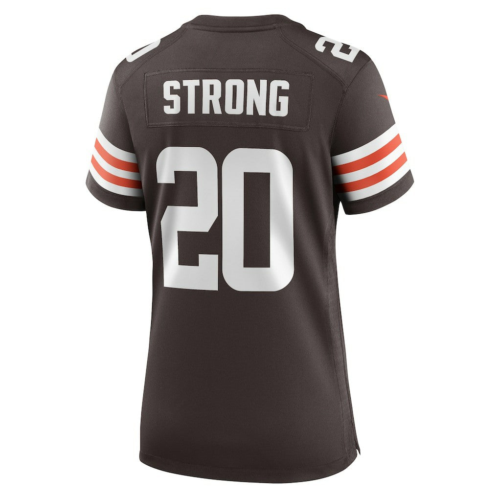 NFL Cleveland Browns Pierre Strong Jr.  Women's Team Game Jersey
