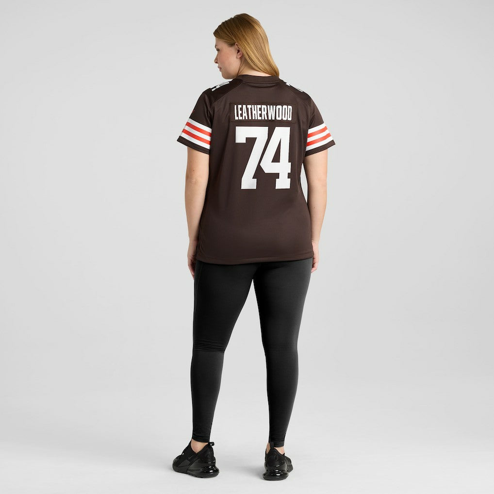 NFL Cleveland Browns Alex Leatherwood  Women's Team Game Jersey