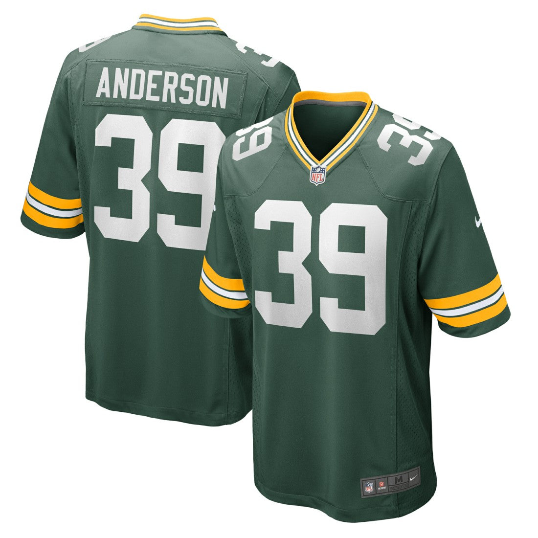 NFL Green Bay Packers Zayne Anderson  Team Game Jersey